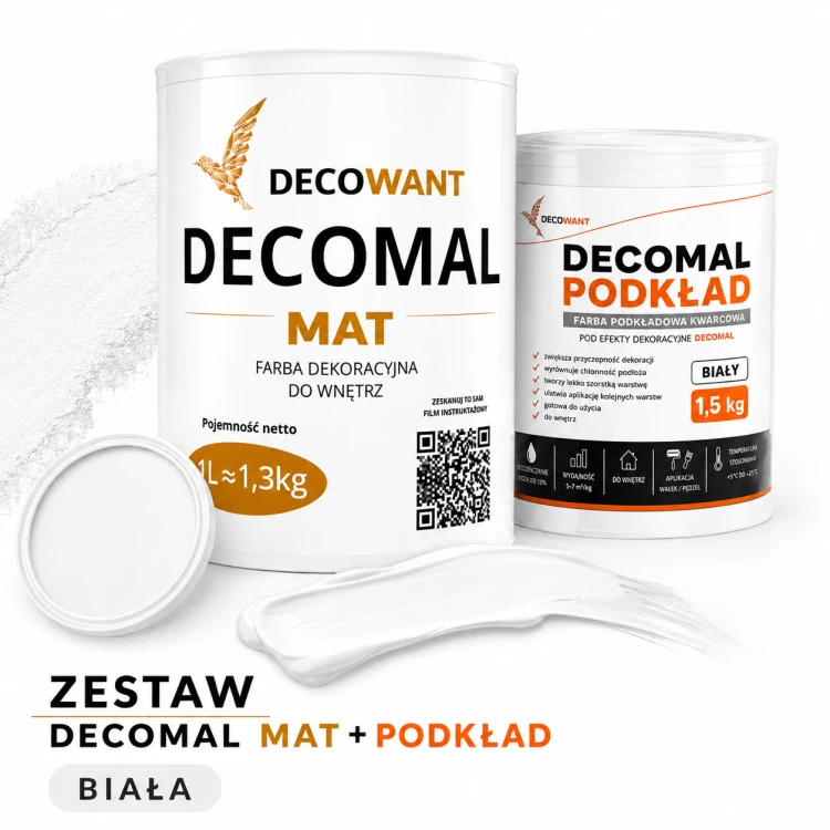 ZESTAW DECOMALMAT BIAŁY
