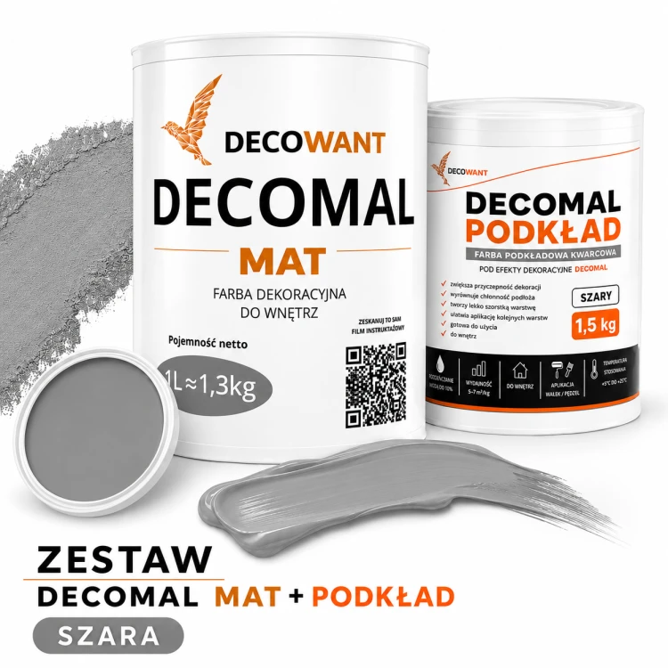 ZESTAW DECOMALMAT SZARY