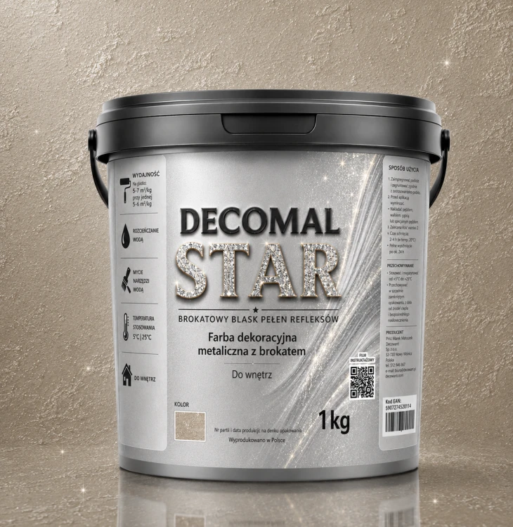 DECOMAL STAR PIASKOWA GWIAZDA 1L