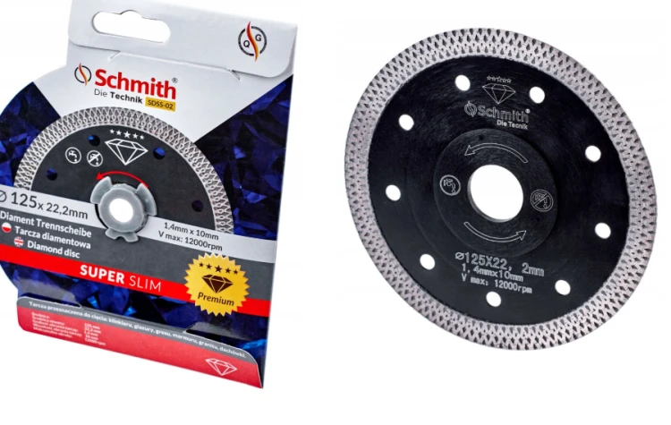 Schmith Tarcza diamentowa PREMIUM SLIM 125X22,2X1,4X10 MM