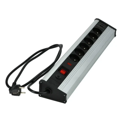 Schmith – listwa biurkowa 6 gniazd USB-A i USB-C, 1,5 m