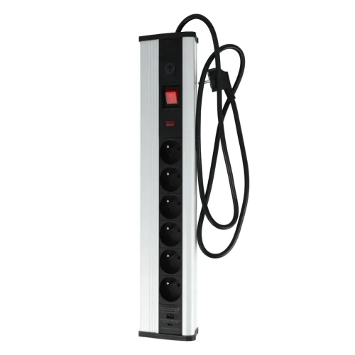 Schmith – listwa biurkowa 6 gniazd USB-A i USB-C, 1,5 m