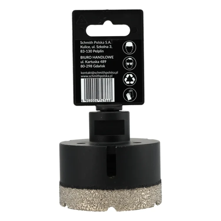 Schmith – otwornica diamentowa 68 mm M14 do gresu