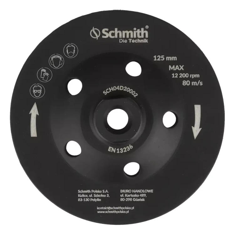 Schmith SUPER T – tarcza diamentowa do szlifowania 125 mm M14