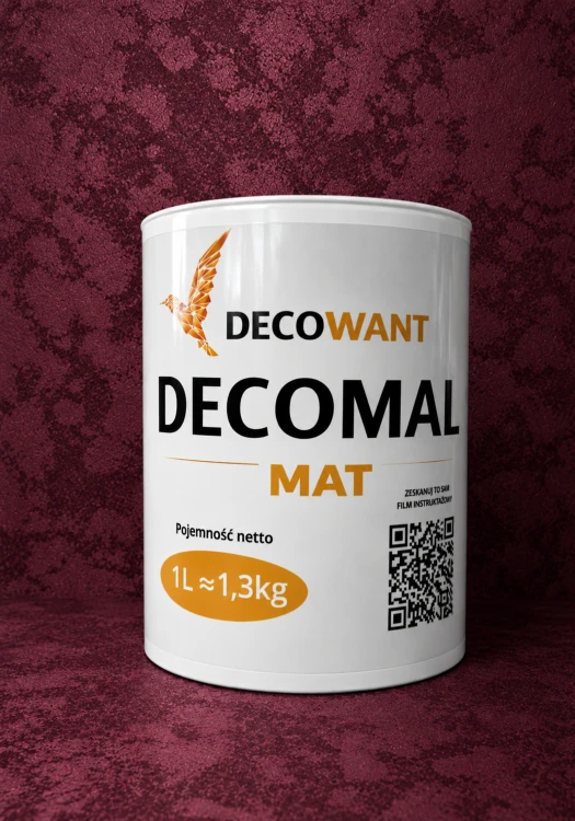 Burgundowa puszka DECOWANT DECOMAL MAT.png