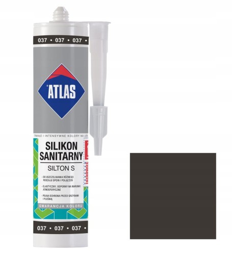 ATLAS Silikon S Grafitowy – kartusz i wzornik