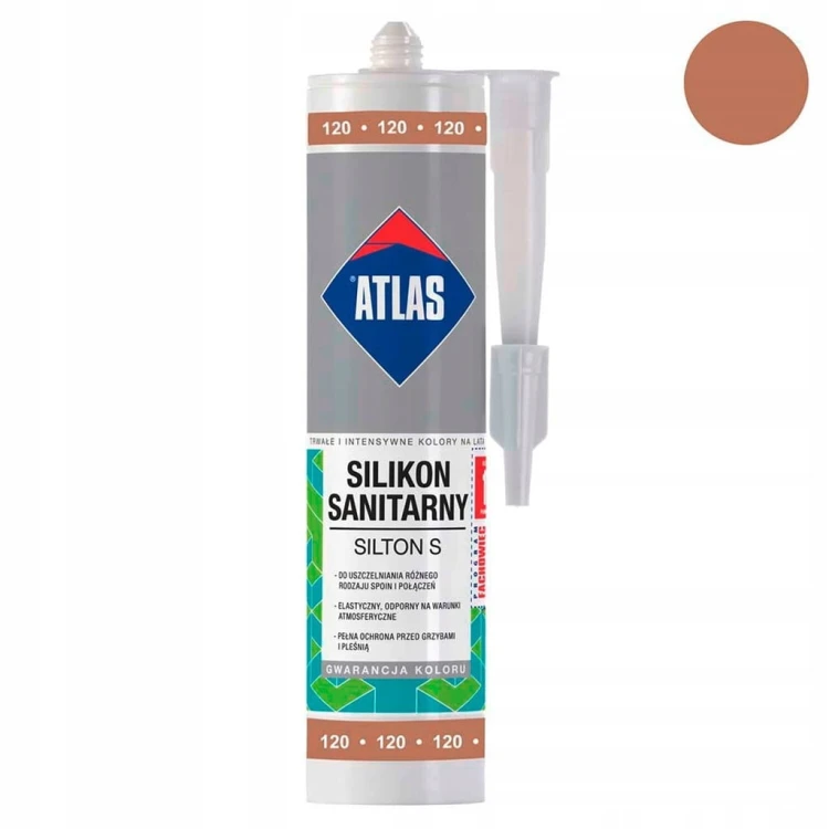 ATLAS Silikon S Tofi – kartusz i próbka odcienia