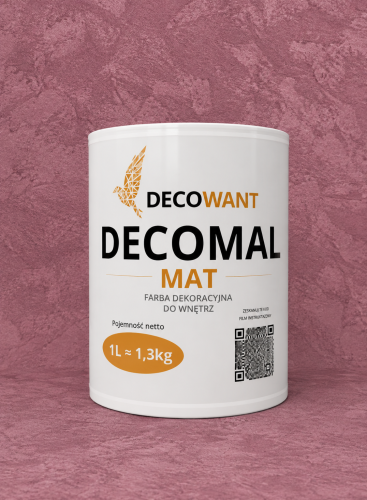 DECOWANT DECOMALmat KOLOR Śliwkowy 1l
