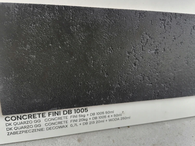 Decoverni Concrete Fini 5 kg – beton dekoracyjny DB 1005
