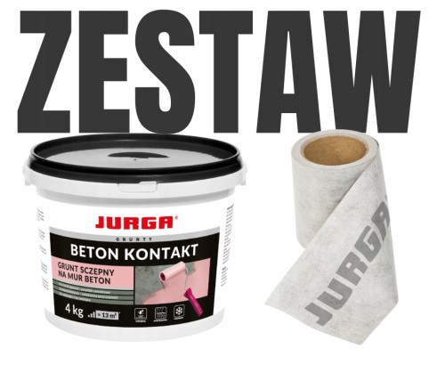 Zestaw JURGA beton kontakt 4kg + tapemix PL3 10M