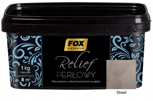 FOX Relief Perłowy 1 kg – Steel 0016