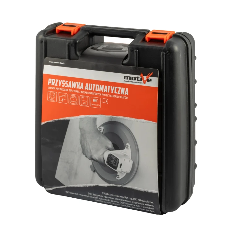 Przyssawka automatyczna z akumulatorem i wyświetlaczem 20cm Motive