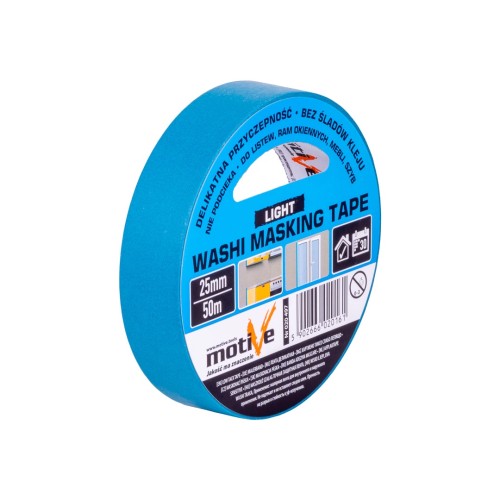 Motive Washi Light – delikatna taśma 25 mm × 50 m