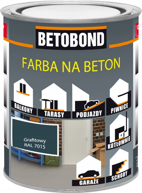Farba do betonu grafitowa 0,75 l ochronna