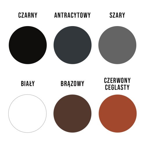 JURGA Papa w płynie – wzornik kolorów; oferta dotyczy białego