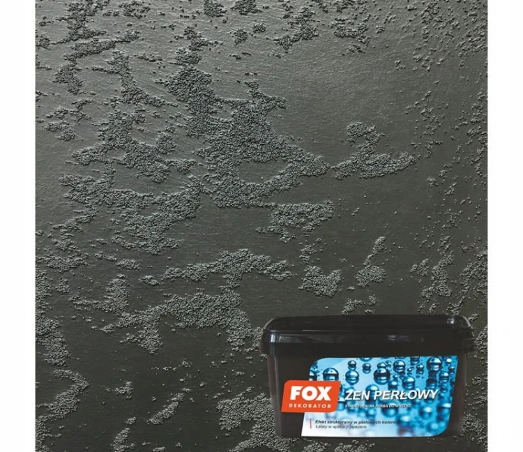 FOX Zen Perłowy Grafitowa Szarość – zbliżenie faktury