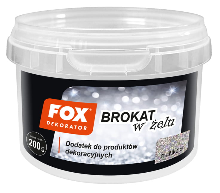 FOX DEKORATOR BROKAT W ŻELU 02 MULTIKOLOR 200 g