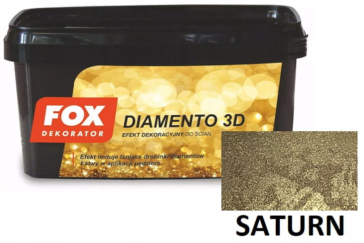 FOX Farba dekoracyjna DIAMENTO 3D, SATURN 1 l