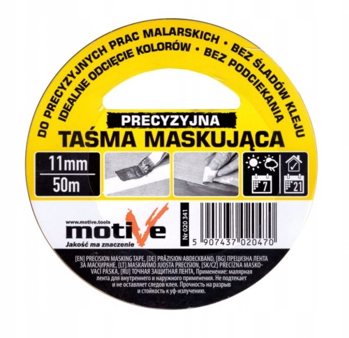 MOTIVE TAŚMA MASK PRECYZYJNA 11mm/50m