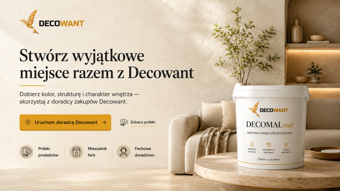 Doradca Decowant - dobierz efekt dekoracyjny do pomieszczenia