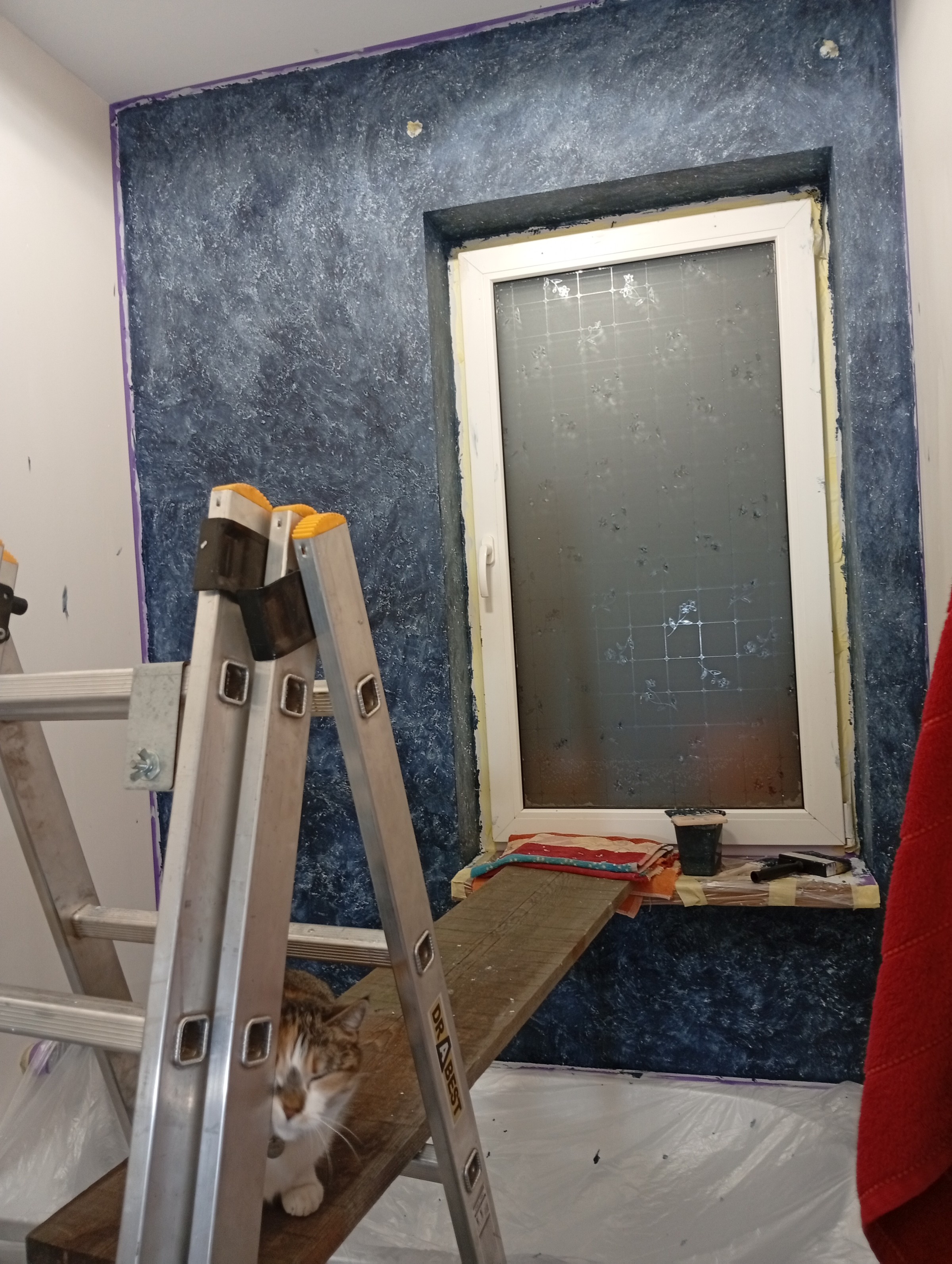 DECOVERNI AURUM - Dekoracja w stylu Glamour Zestaw 5 - 8m2 Granat